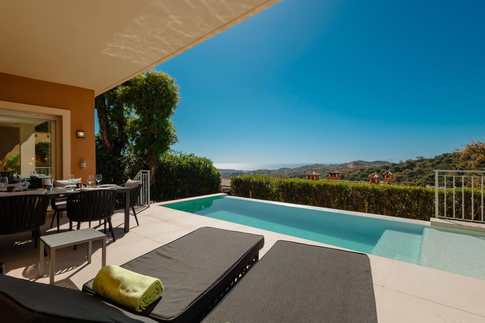 Apartamento Private Heatable Infinity Pool With Sea Views In La Mairena, Marbella Sitio de Calahonda Exterior foto